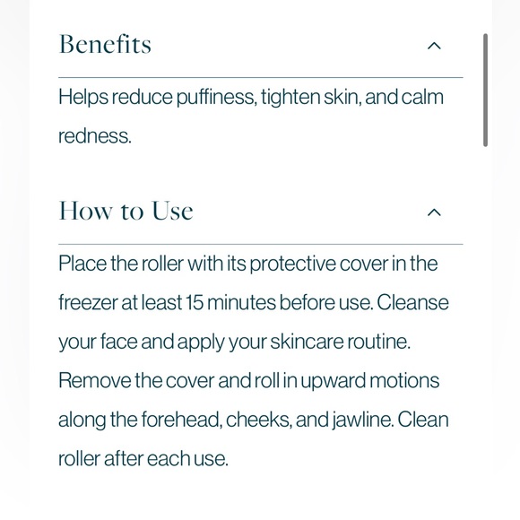 NIB Quiet Hours Pink Facial Ice Roller - Picture 2 of 8